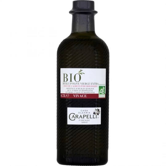 Aceite de oliva extra vivo ecológico 75cl CARAPELLI