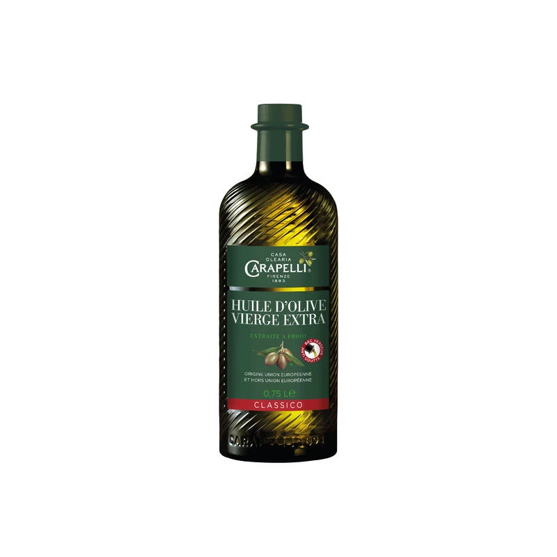 Extra virgin olive oil; 75CL - CARAPELLI
