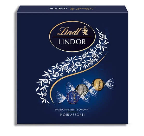 Lindor Cadeau Chocolat Noir Assortiment 287g - LINDT