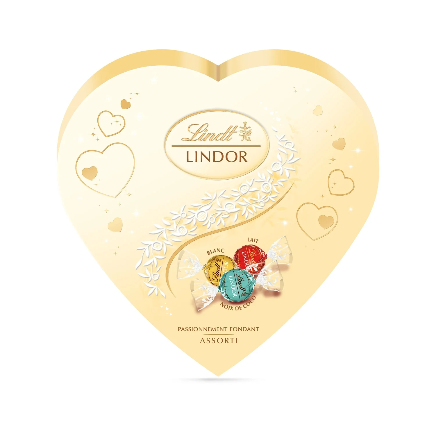 Assortiment De Chocolat Lait Blanc & Coco Lindor 160g - LINDT