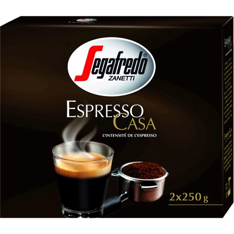 Café expresso casa 2x250g - SEGAFREDO