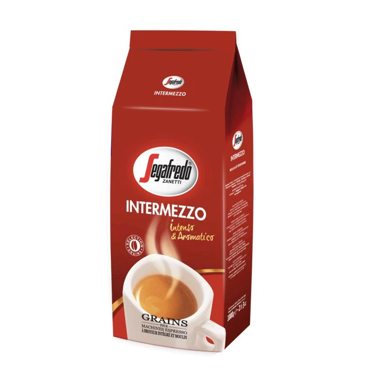 Café en grains Intermezzo 1kg - SEGAFREDO