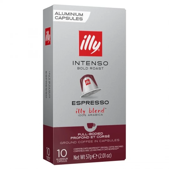 Café intenso X10 cápsulas espresso 57g - ILLY