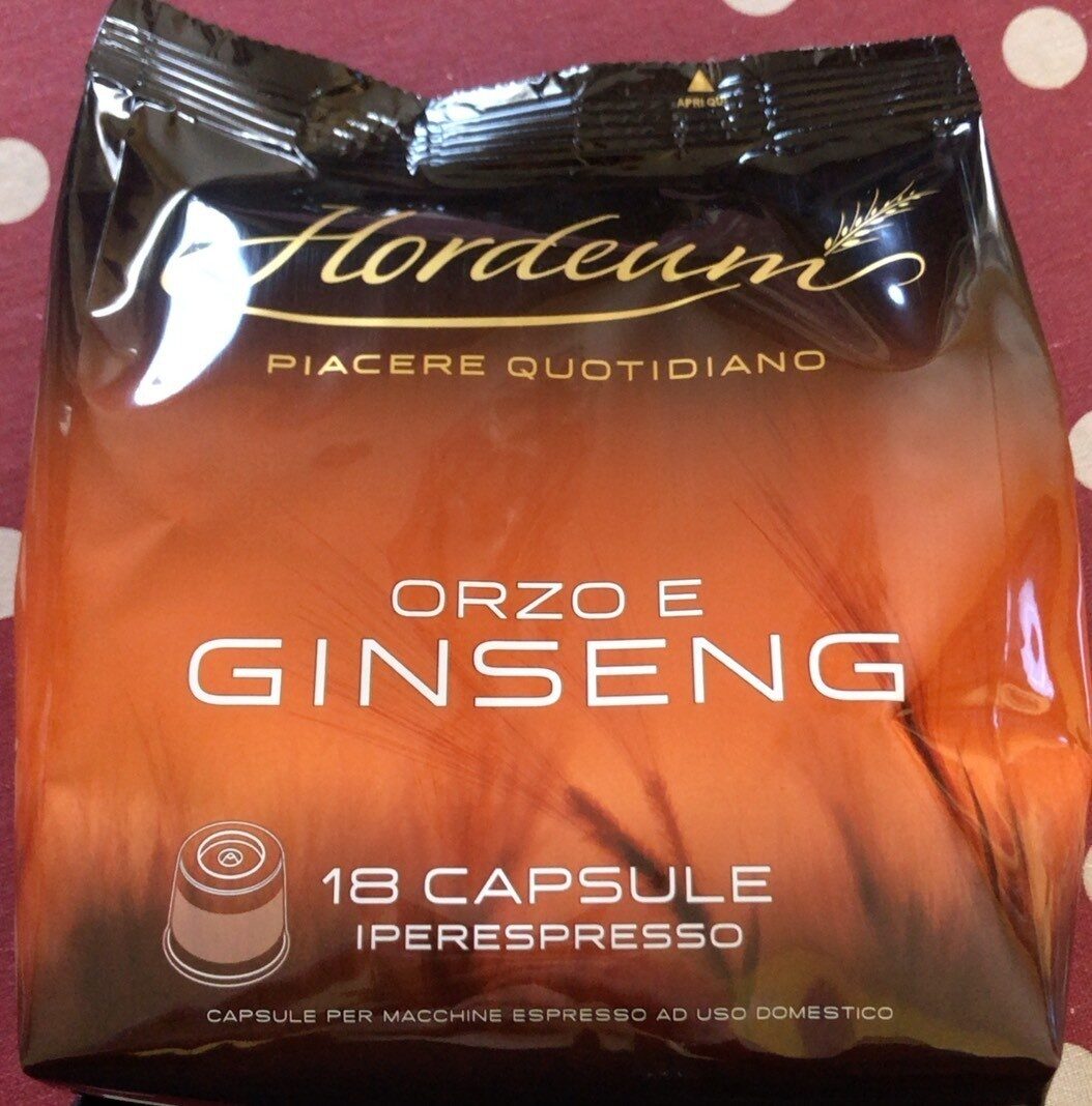 18 Capsules Iperespresso Ginseng Hordeum - ILLY