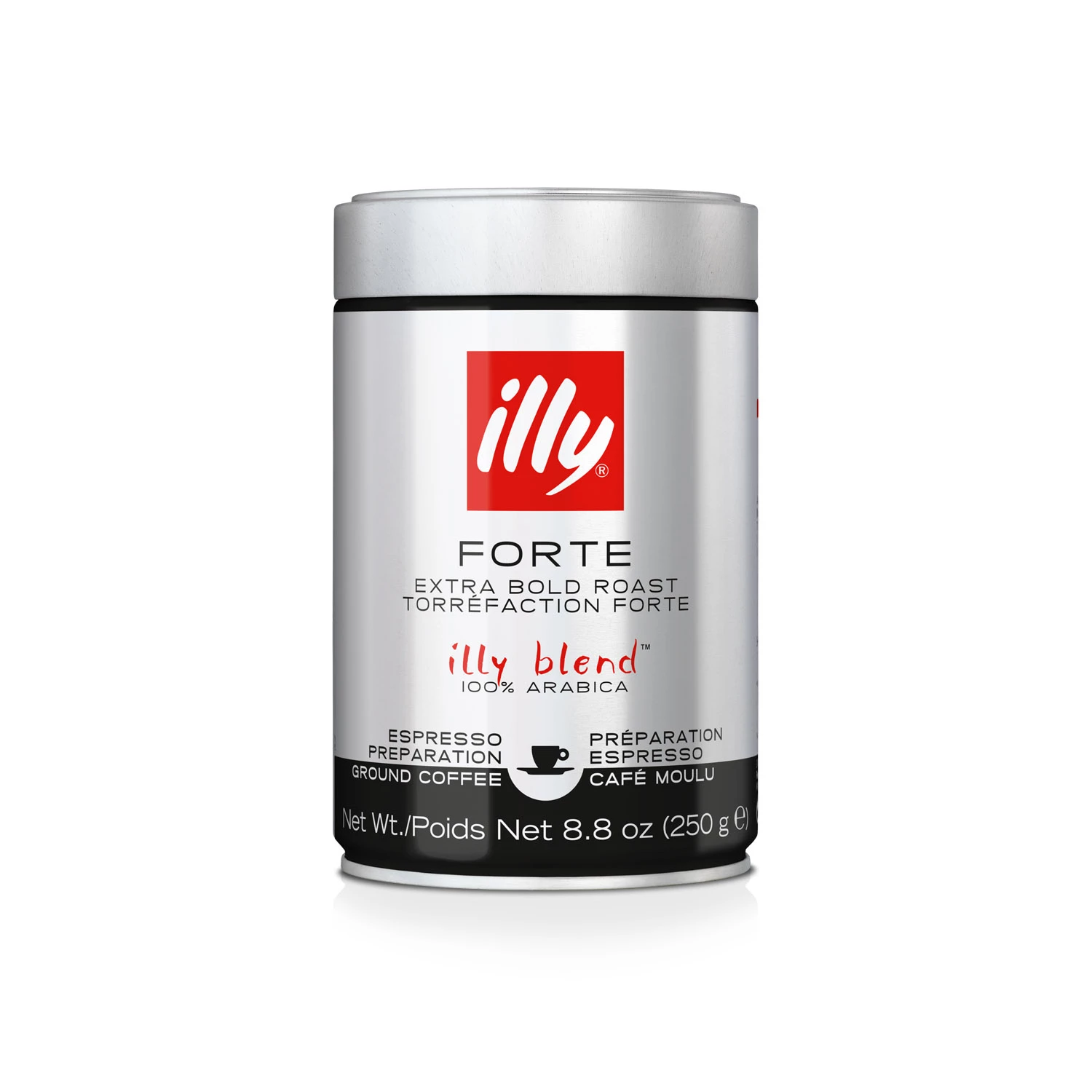 Café Molido Espresso Fuerte; caja de 250g - ILLY