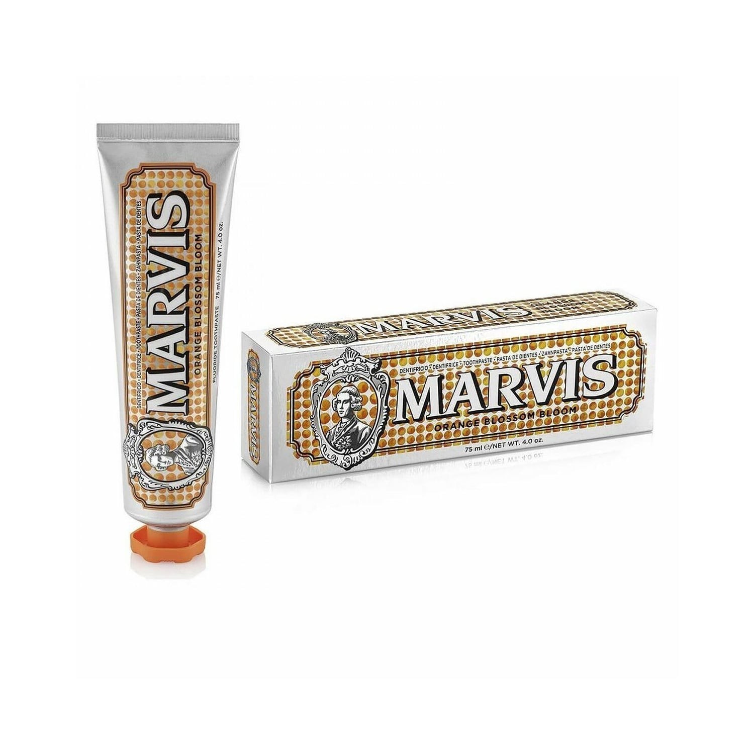 Dentifrice Orange Blossom Bloom (fleur d'oranger) 75 ml - MARVIS