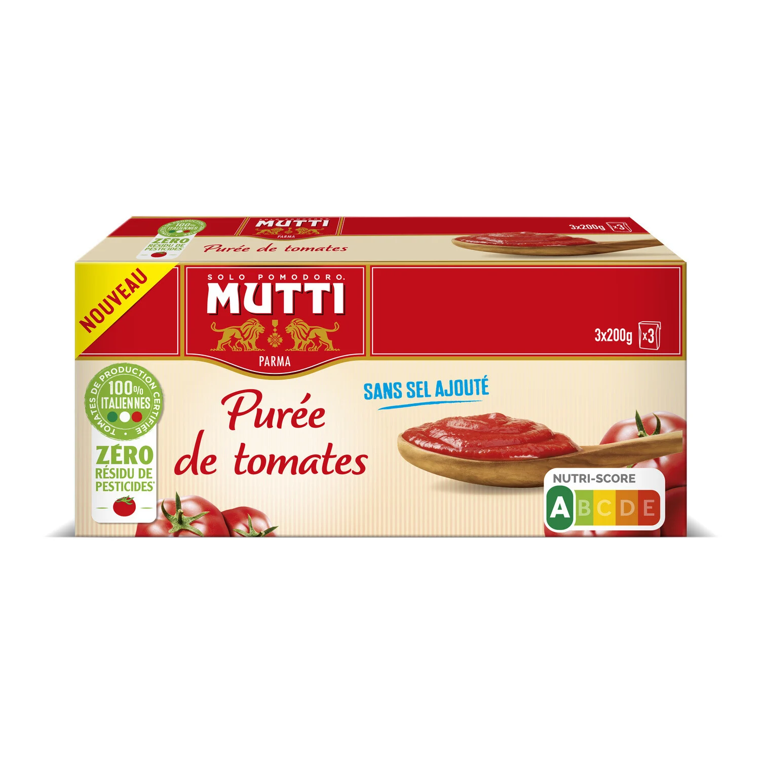 Tomato Puree 3x200g - Mutti