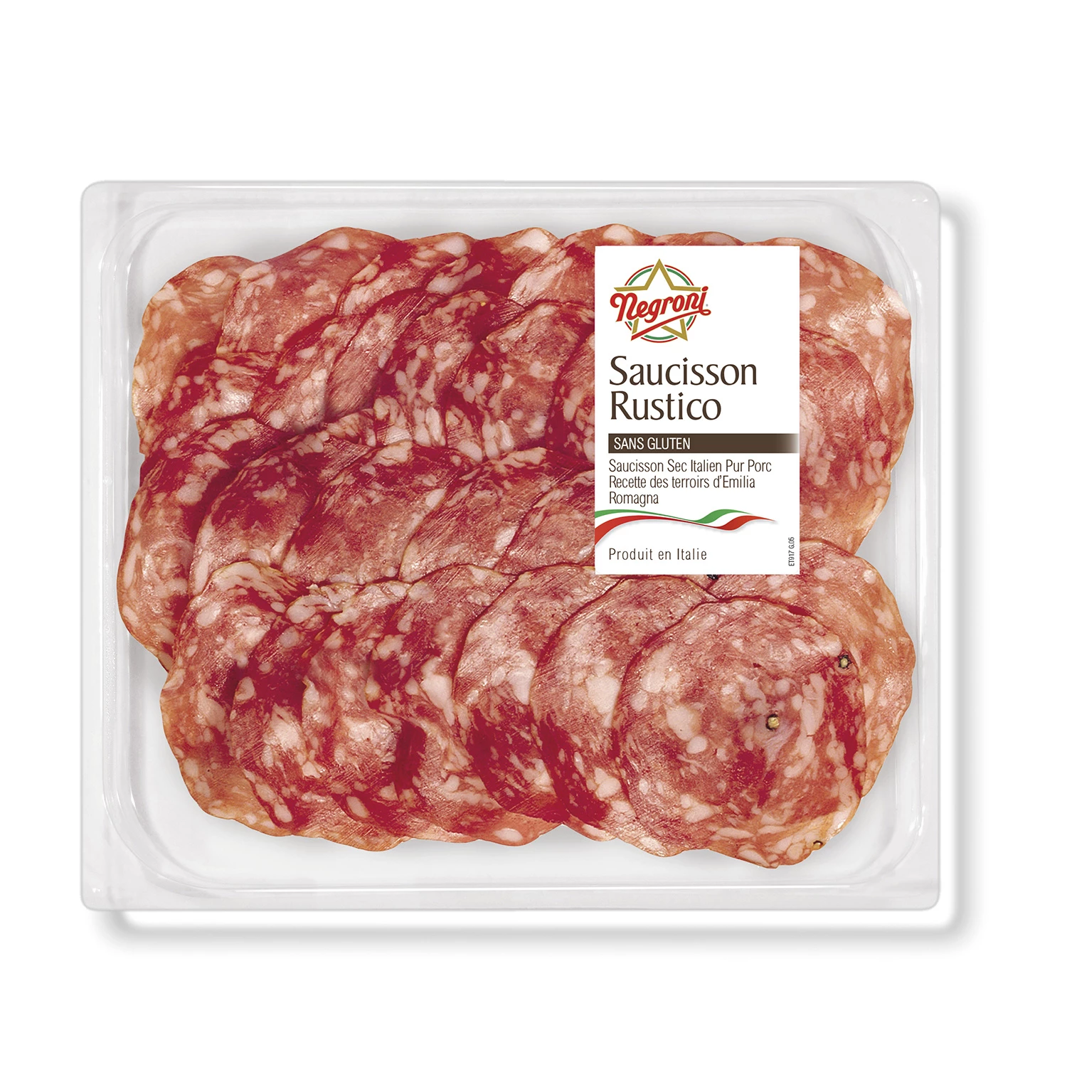 Saucisson Sec Italien Pur Porc 100g - NEGRONI