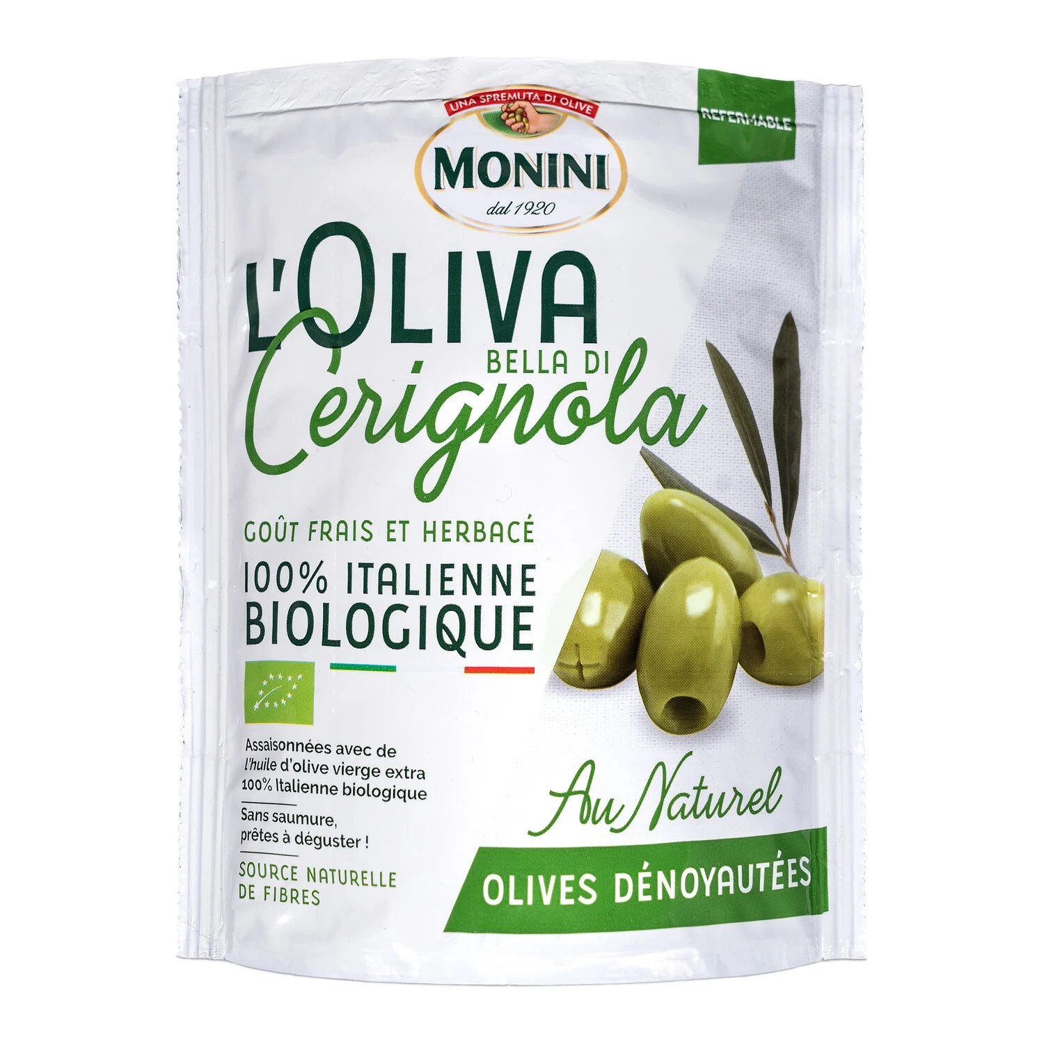 Olives Green Bio Highlights 150g - Monini