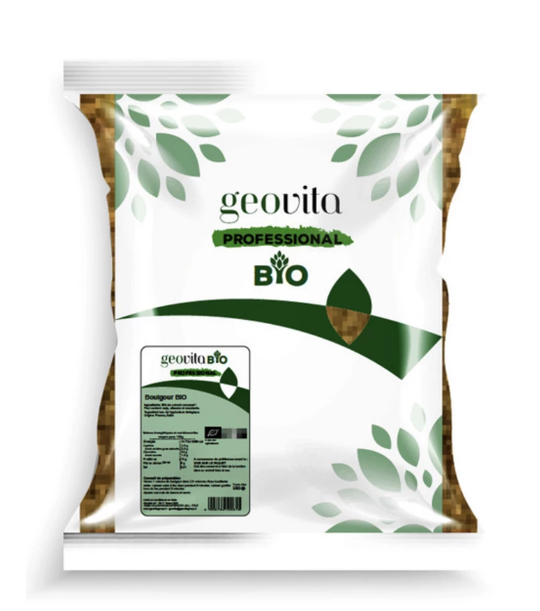 Organic Bulgur Bag 5kg Geovita - Geovita