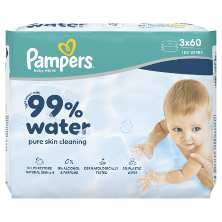 Pampers Linget 99 Water 3x60