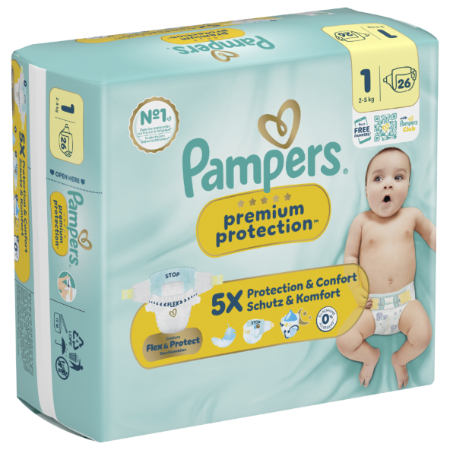 Pampers Pp Nb Paquet T1 X26