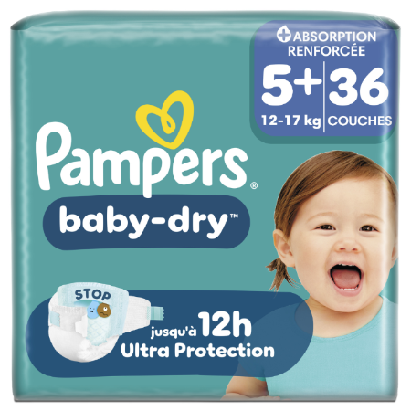 Pampers Baby Dry Geant T5 X36