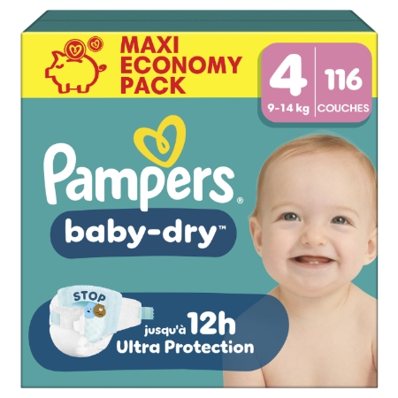 Pampers Baby Dry Maxi T4 X116