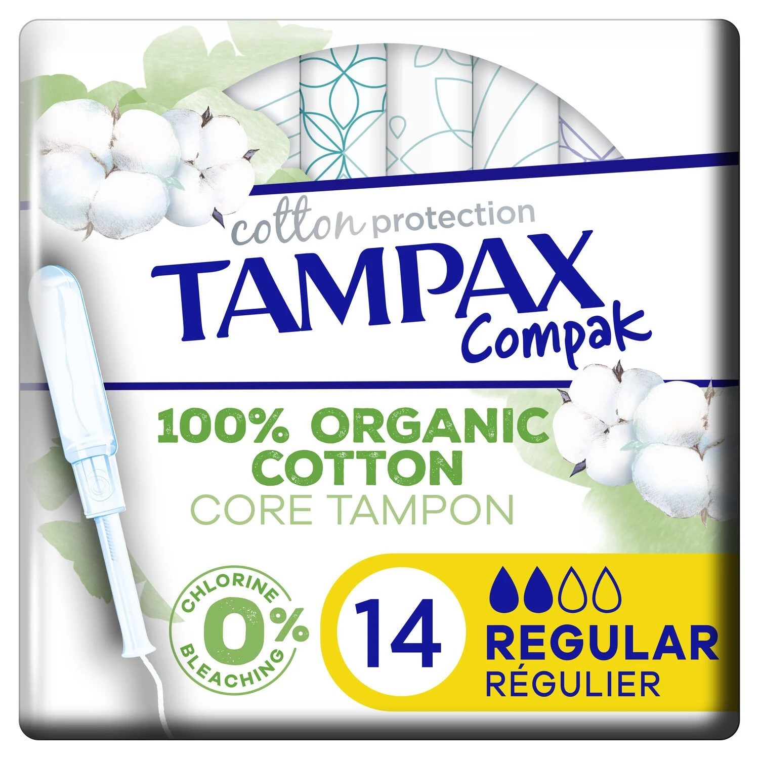 X14 Tamp Cpk Reg Bio Cott Prot - TAMPAX