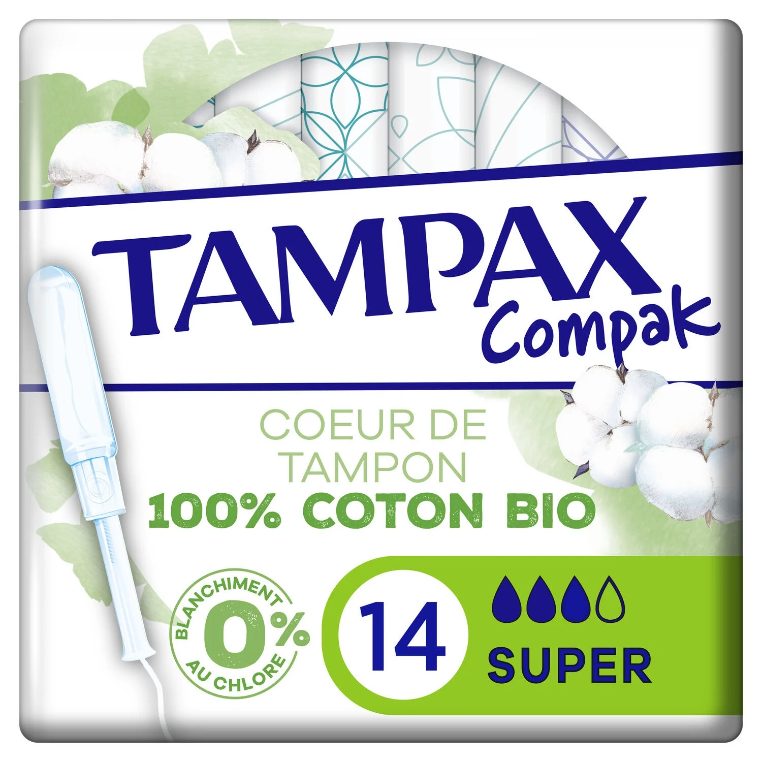 X14 Tamp Cpk Sup Cott Prot - TAMPAX