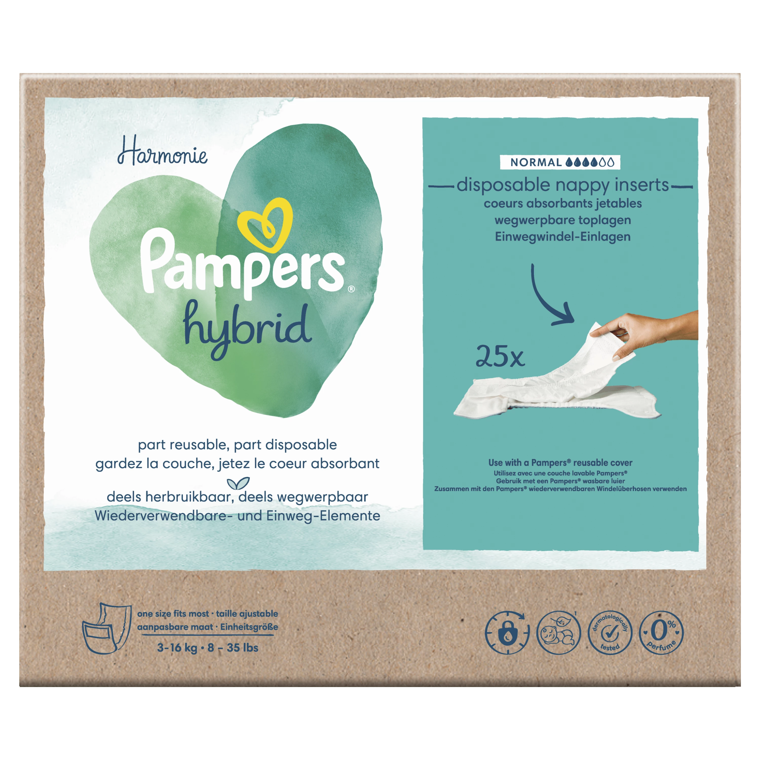 Pampers Hybrid 25 Inzetstuk Norma