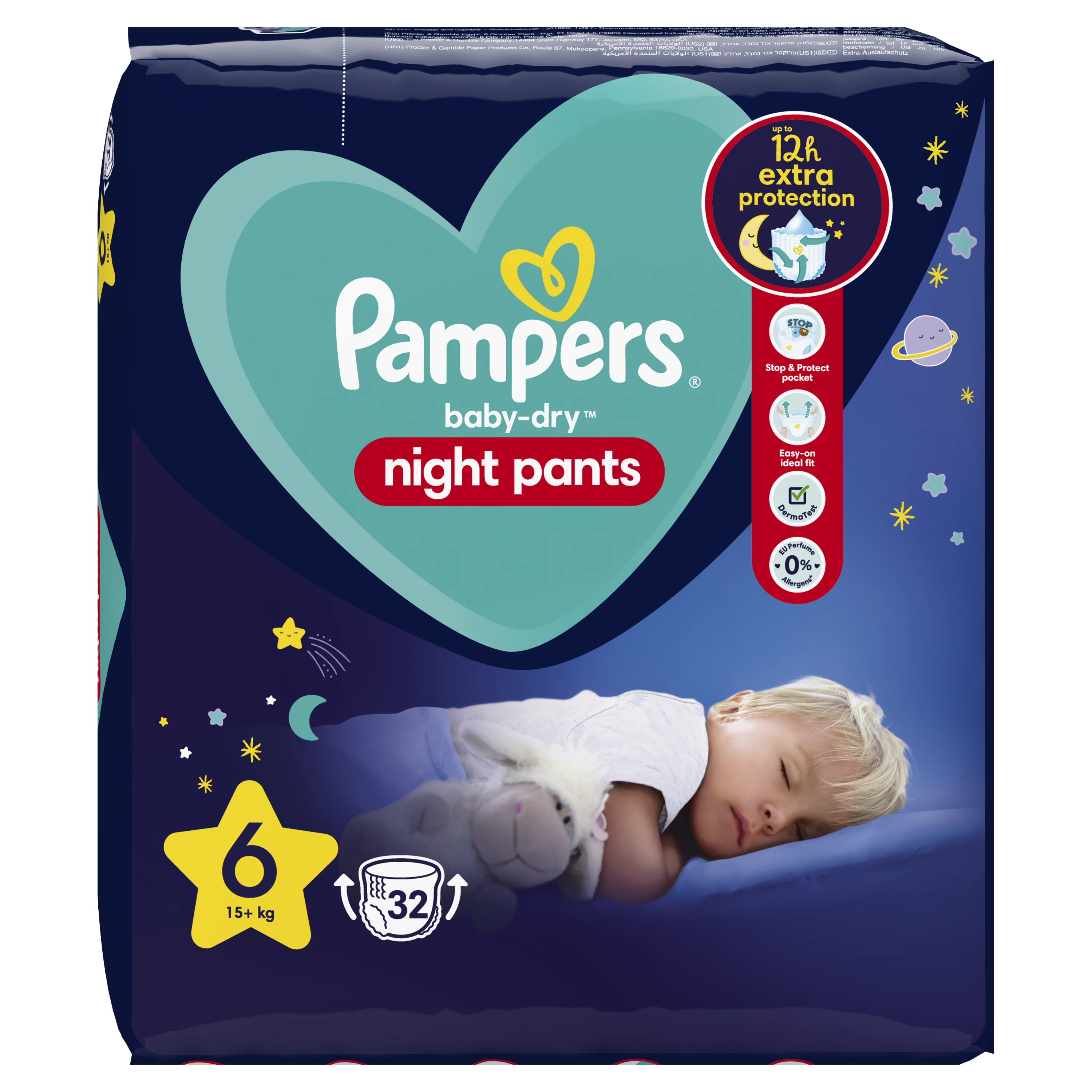 Pampers Bd Night Geant T6 X32