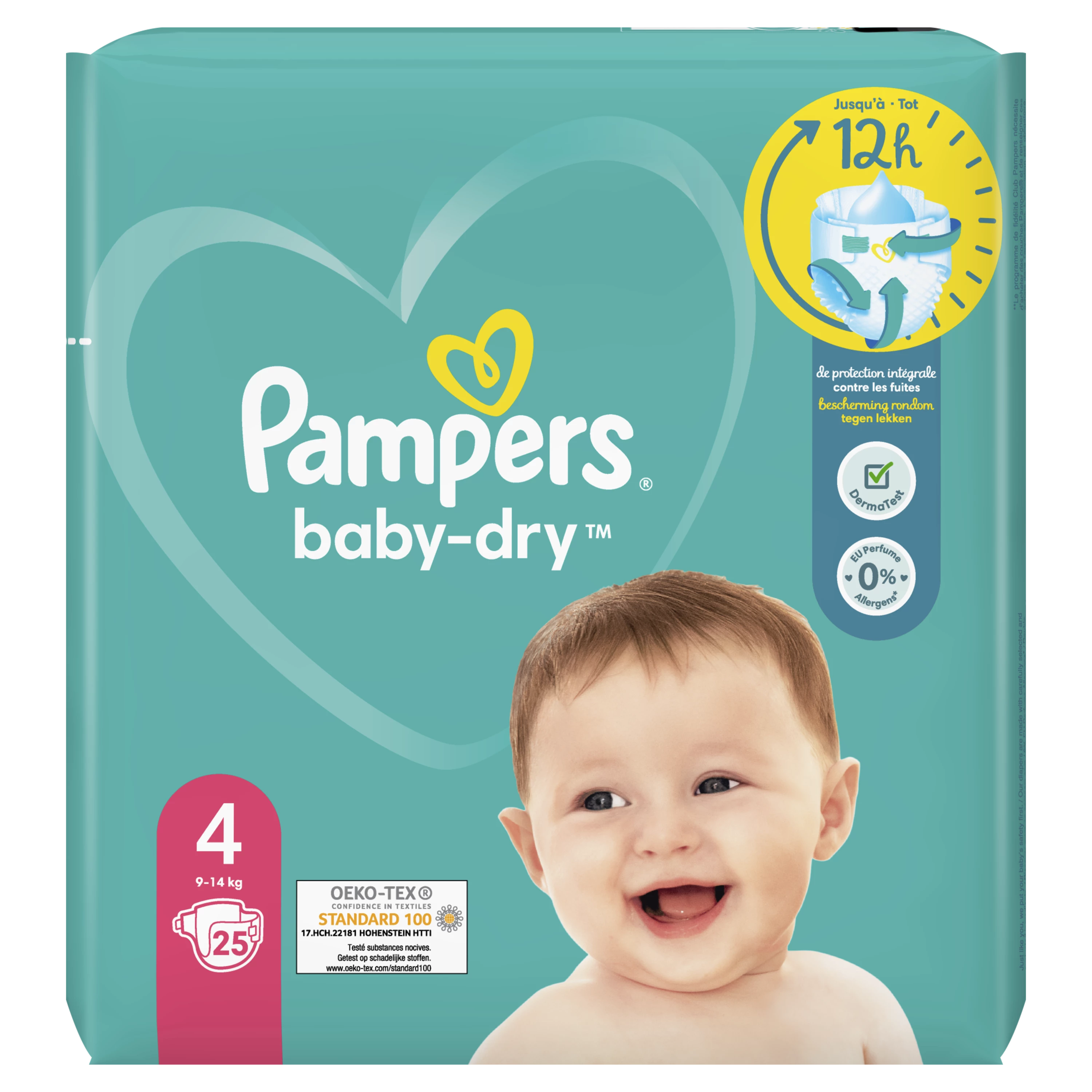 Pampers Baby Dry T4 X25 Paquet