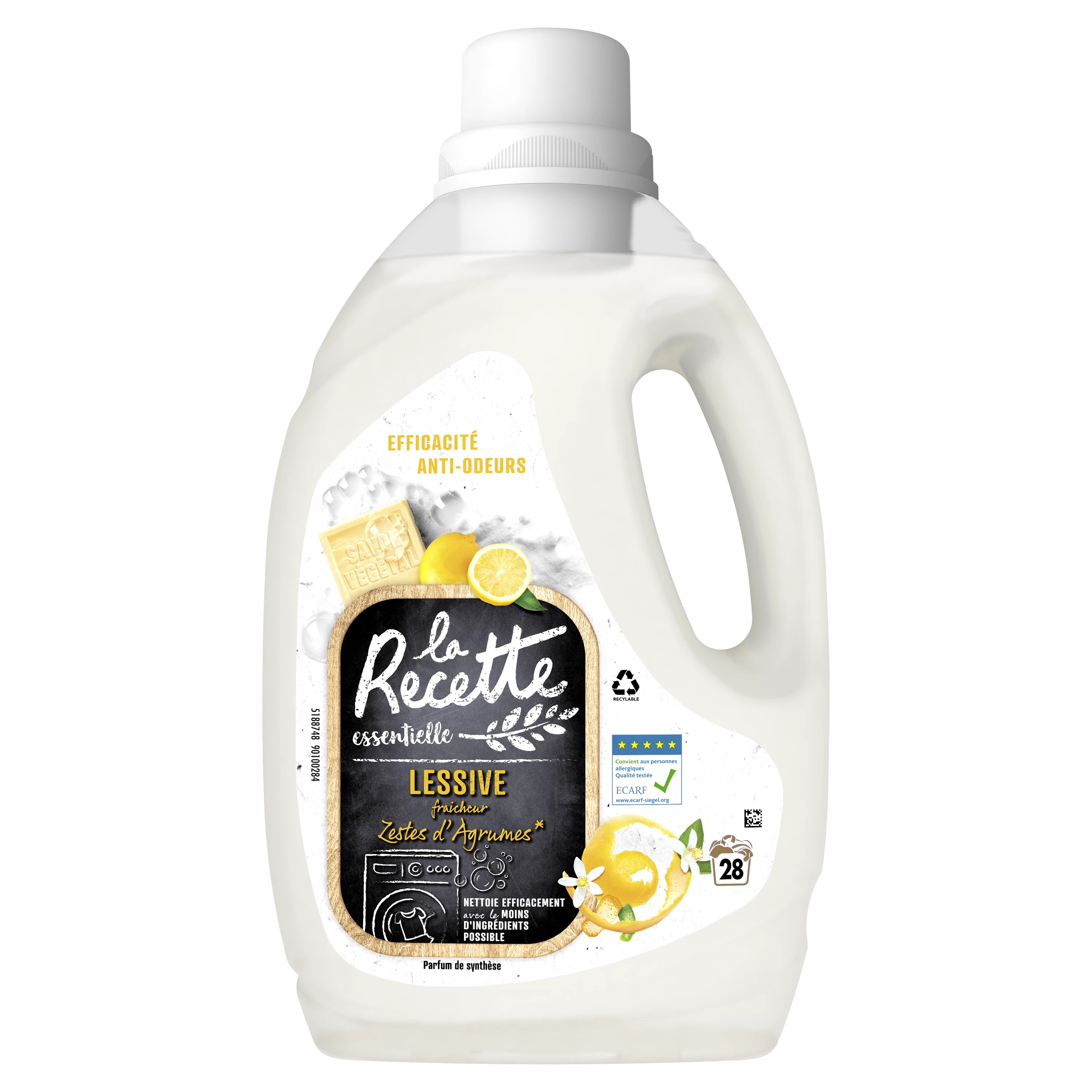 Liquid Detergent Recipe 1 26l Citrus Zest