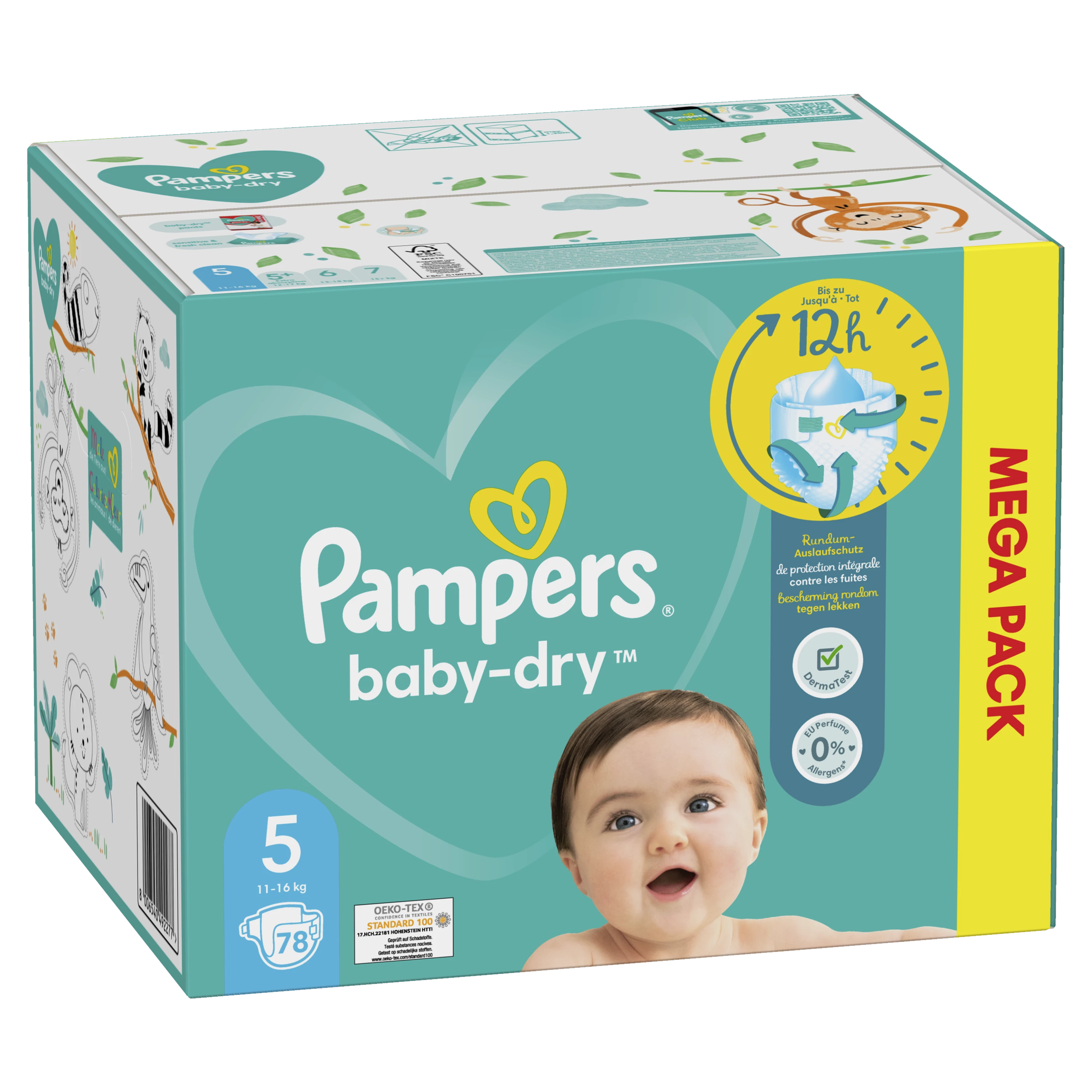 Pampers Bd T5 X78 Couches Mega
