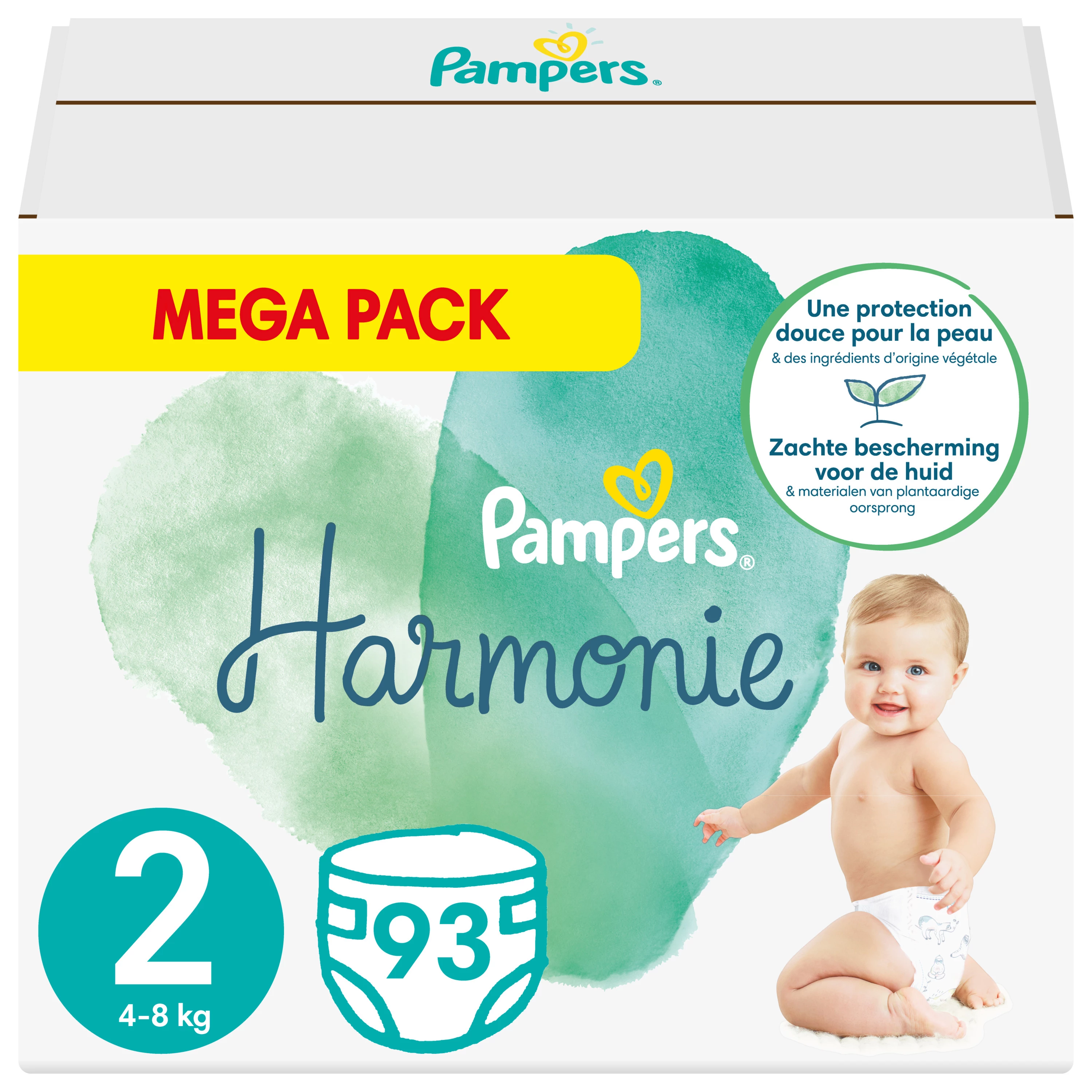 Grossiste Pampers Harmonie Mega T2 X94