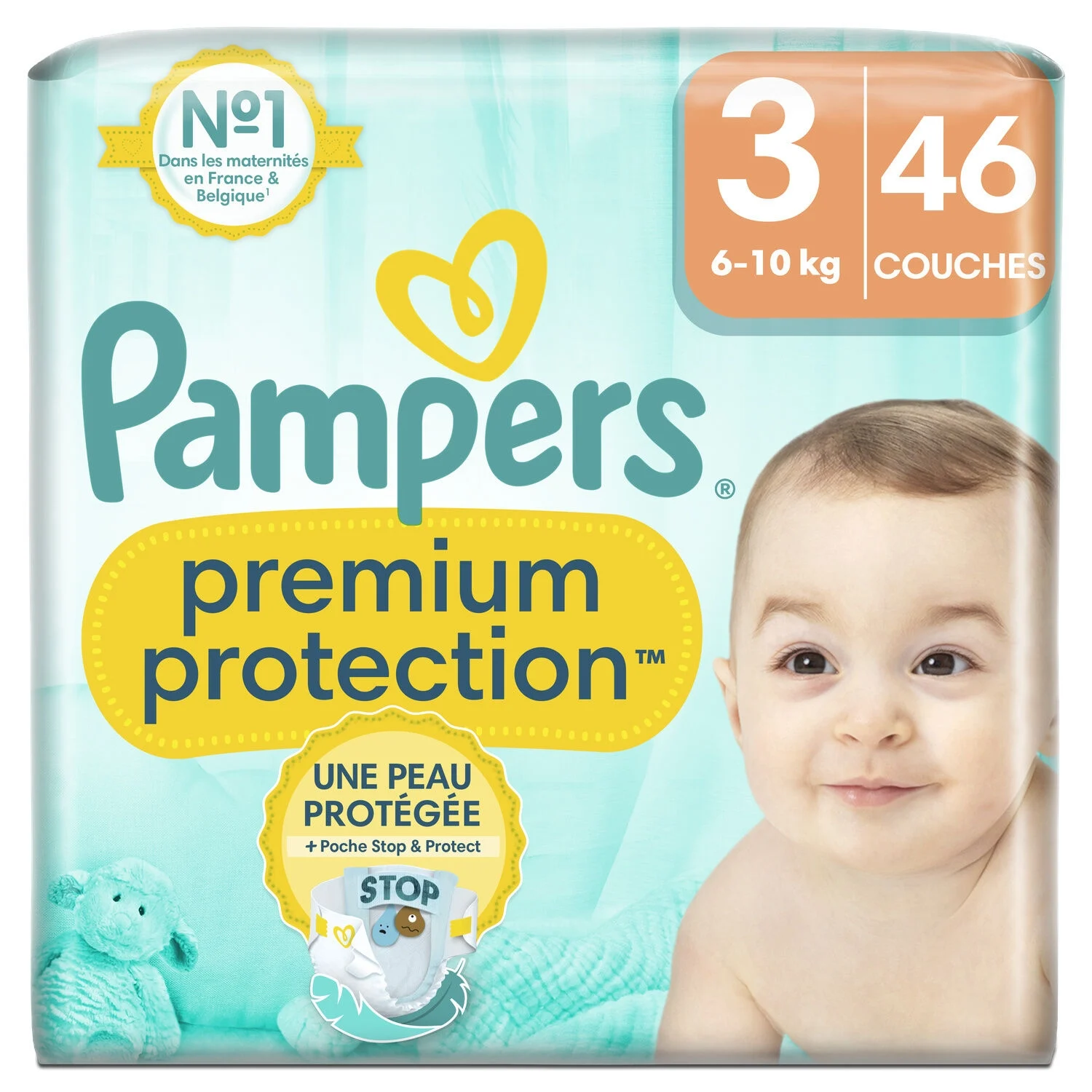 Premium baby diapers T3 x 46 - PAMPERS