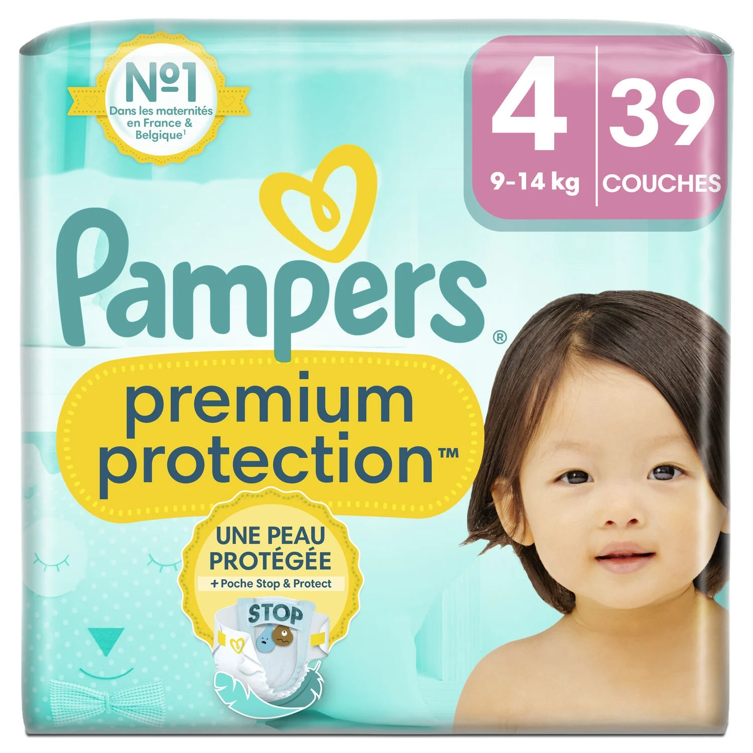 Premium Protection Baby Diapers T4 X39 - PAMPERS