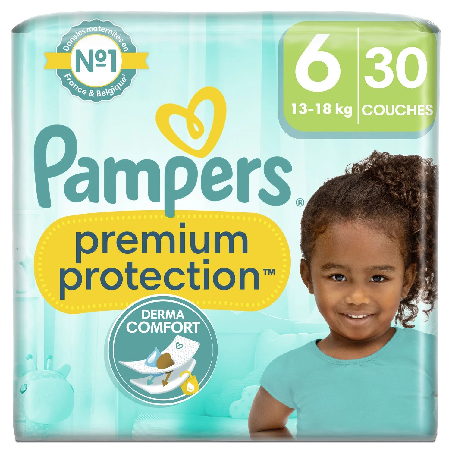 Premium Baby layers T6 x30 - PAMPERS
