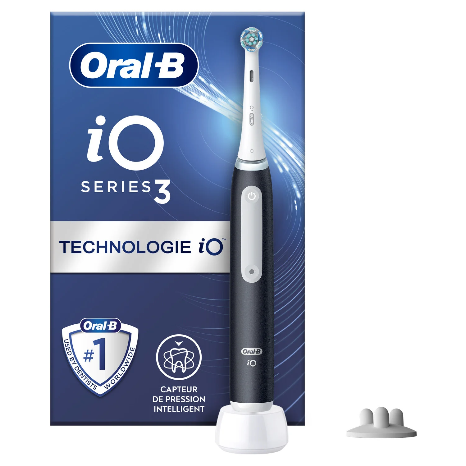 Brosse À Dents Electrique Noire Séries 3s Io Avec Chargeur - Oral-b