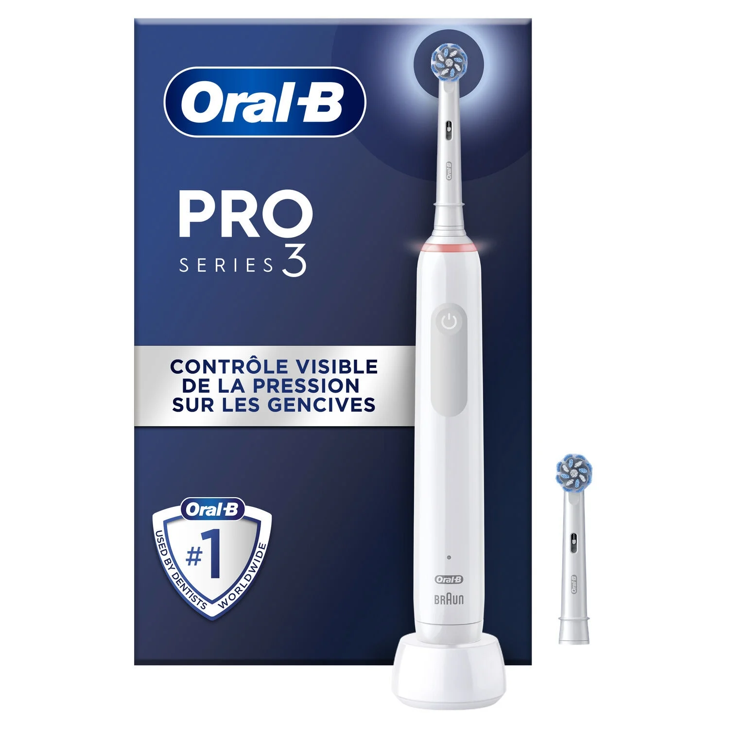 Pro 3 3000 Sensitive White Electric Toothbrush - ORAL B
