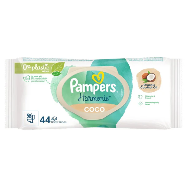 Toallitas húmedas Coco Harmonie, 44 - PAMPERS