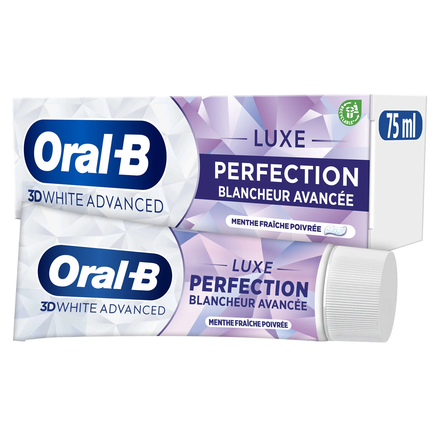 Dentifrice 3d White Advanced Luxe Perfection 75ml -oral-b