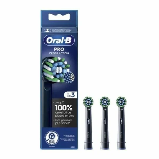 3x Brossettes Cross Action Blk