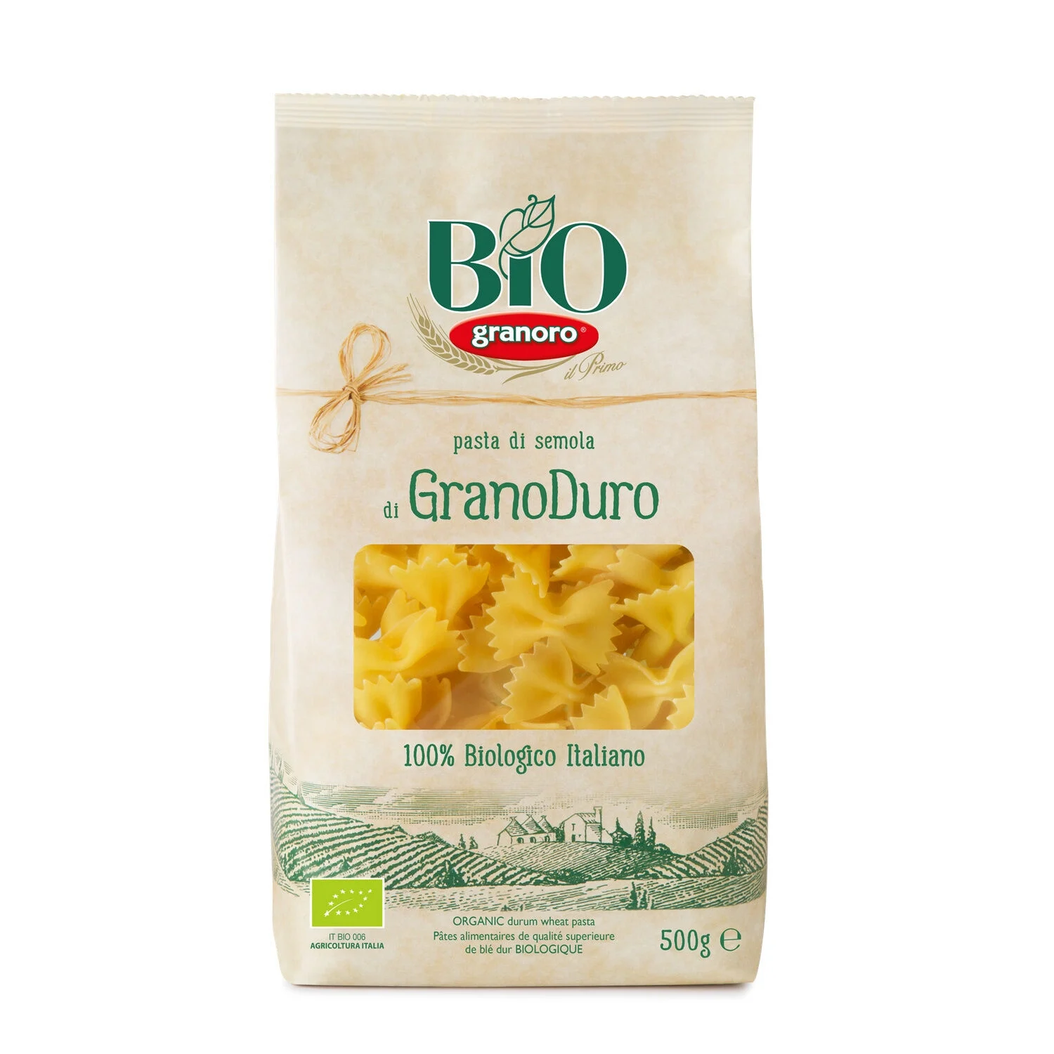Organic Farfalle Pasta 500g - Granoro