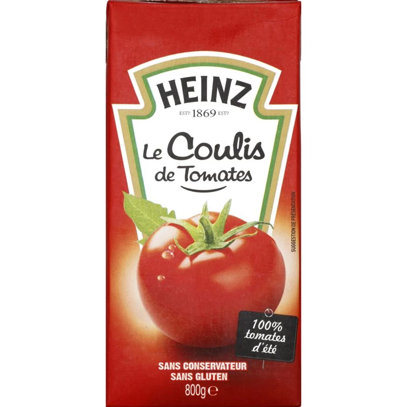 Coulis de tomates 800g - HEINZ