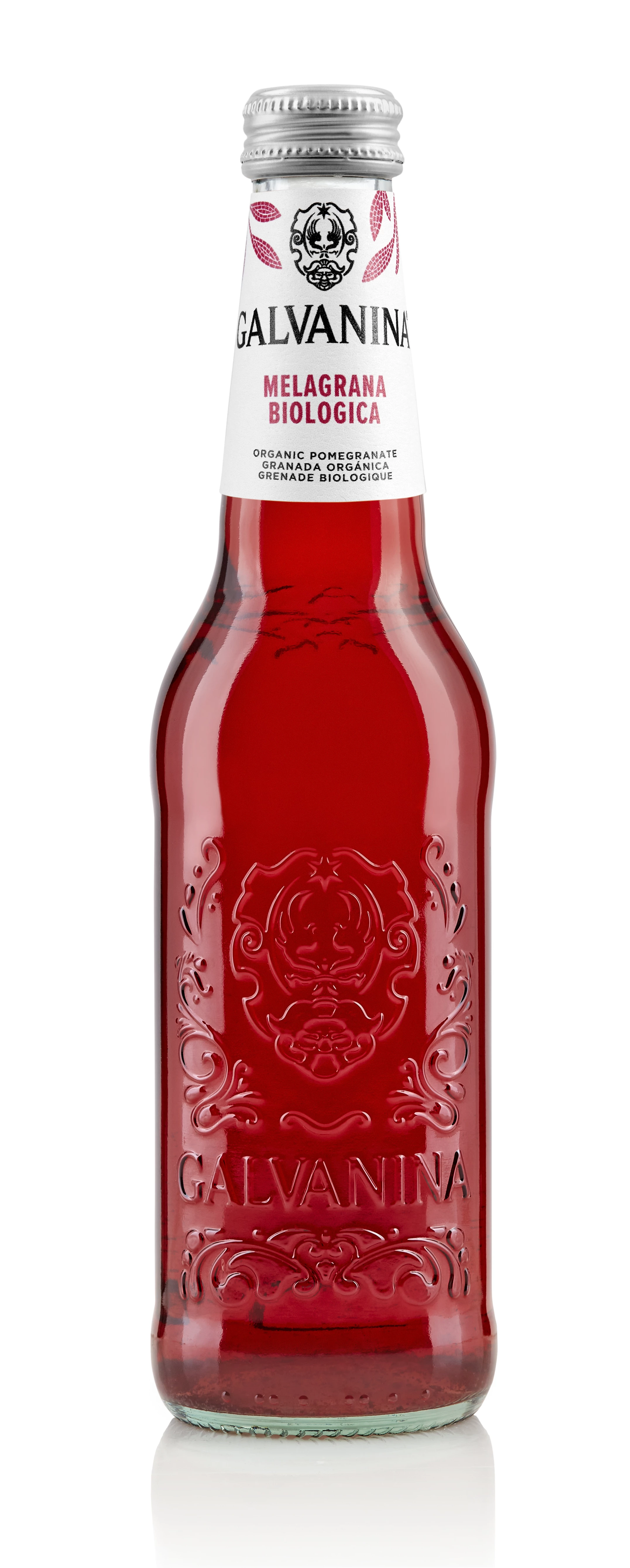 Organic Pomegranate Soft Drink 355ml - GALVANINA