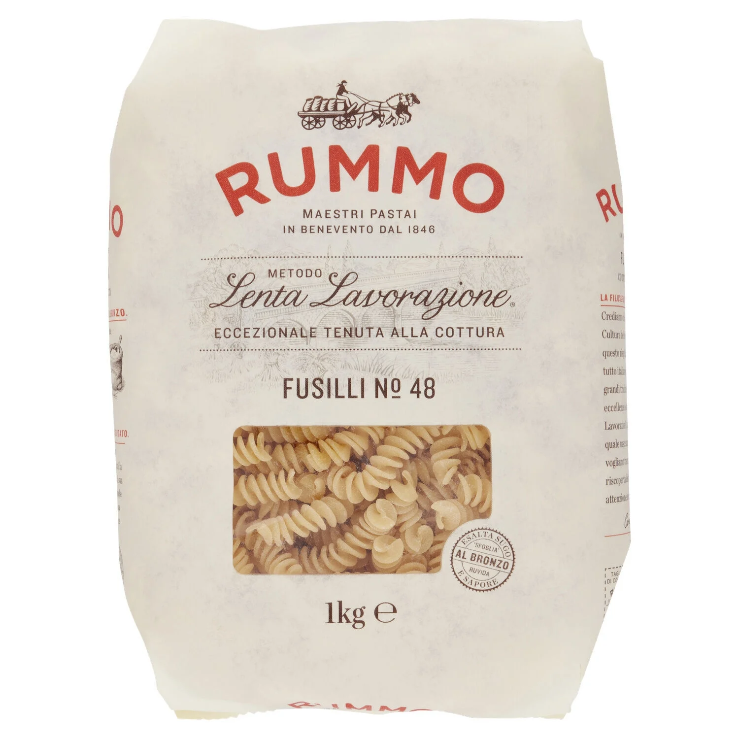 Fusilli pasta n ° 48 1kg - Rummo