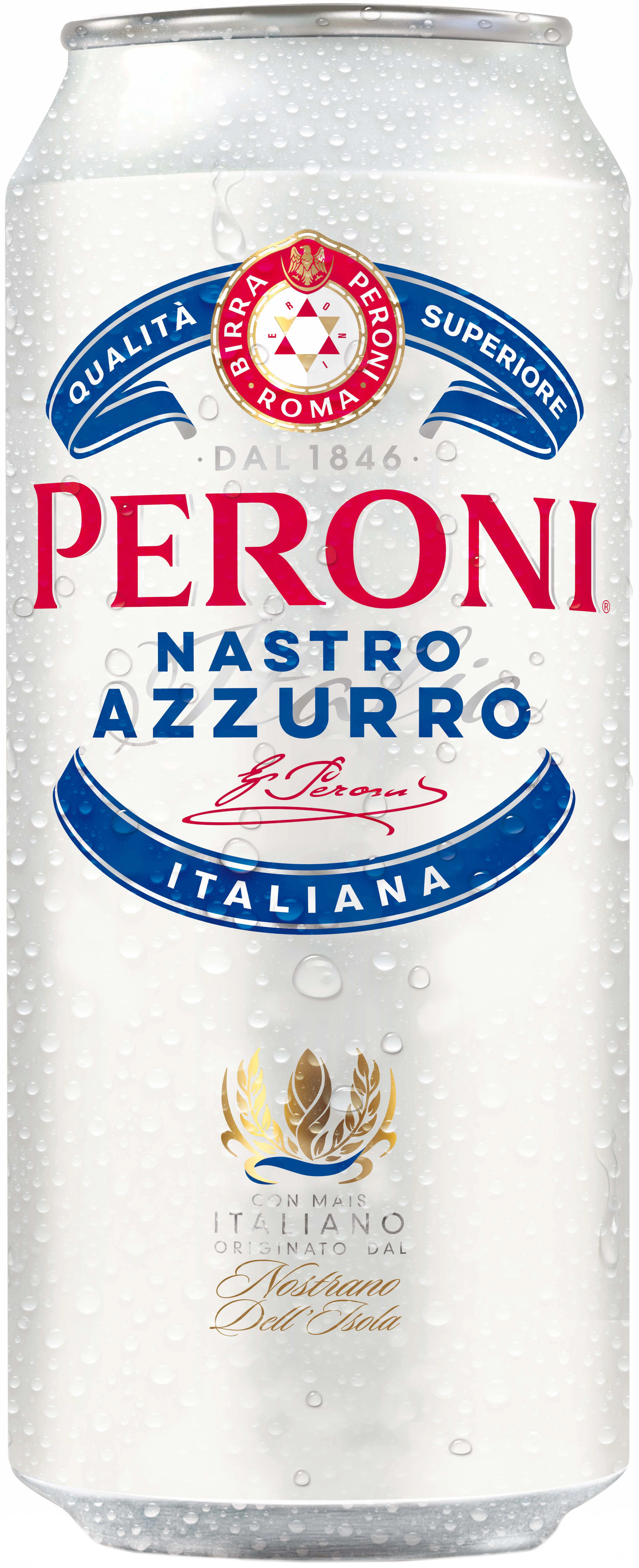 Cerveza Nastro Azzro de Italia, 5°, 50cl - PERONI