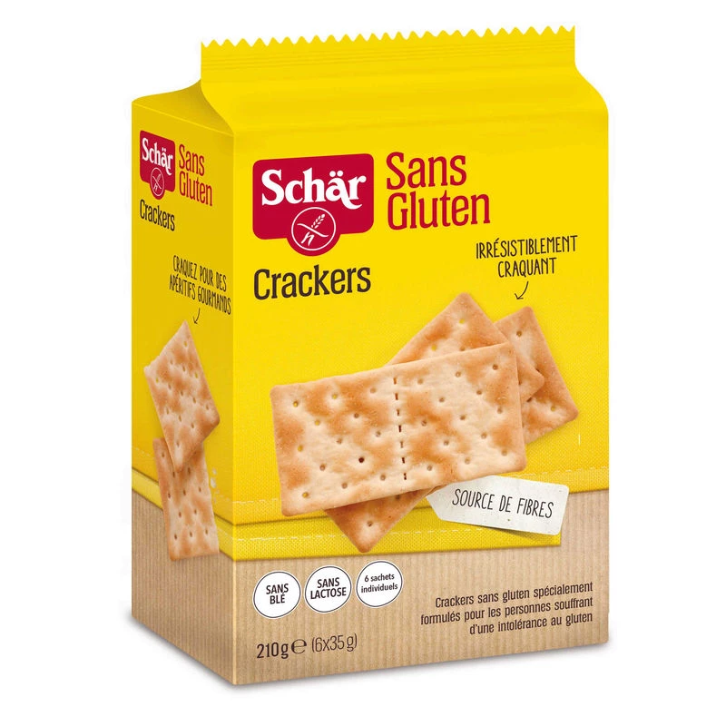 Gluten Free Crackers Aperitif Biscuits 6x35g - Schar