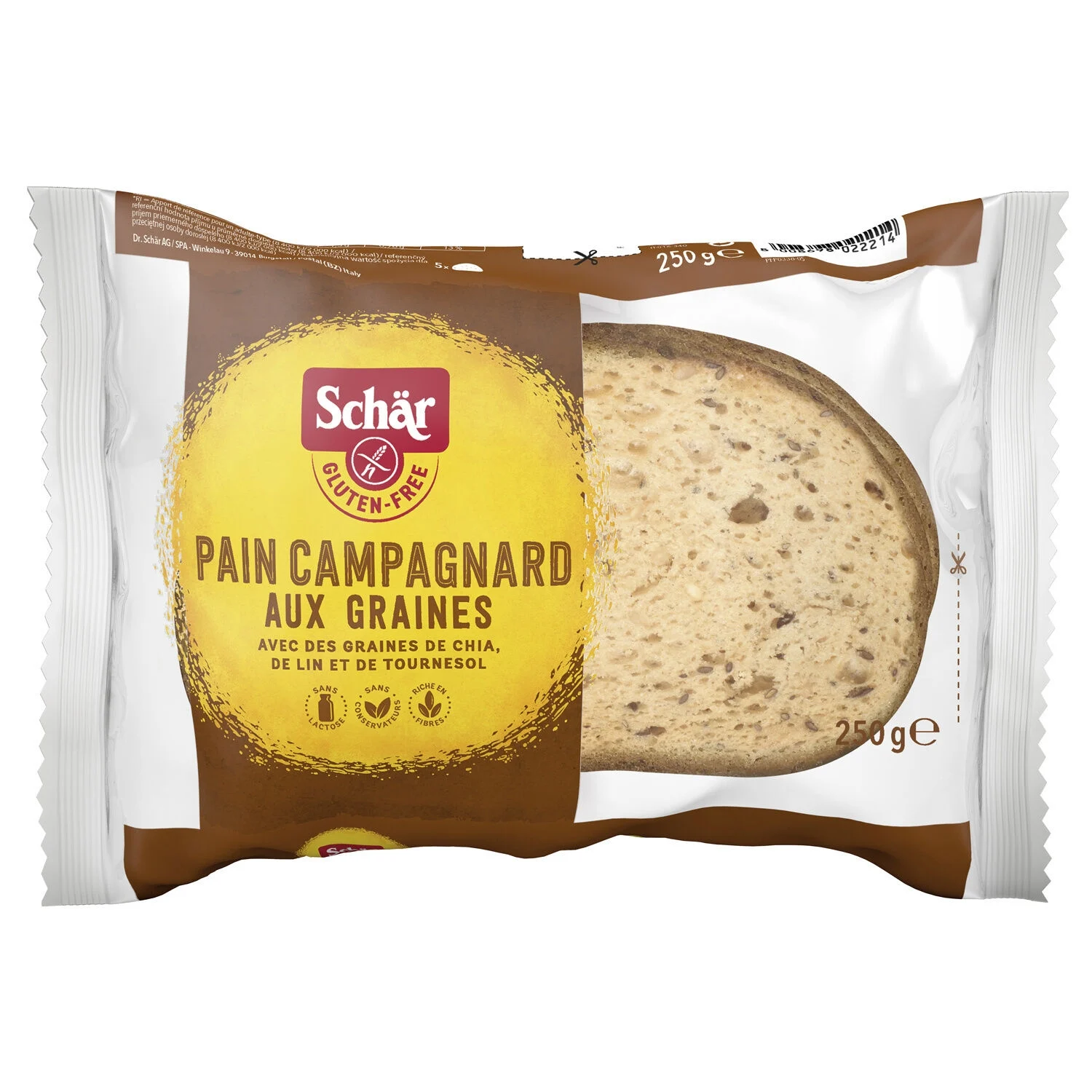 Gluten Free Country Bread 250g - Schar
