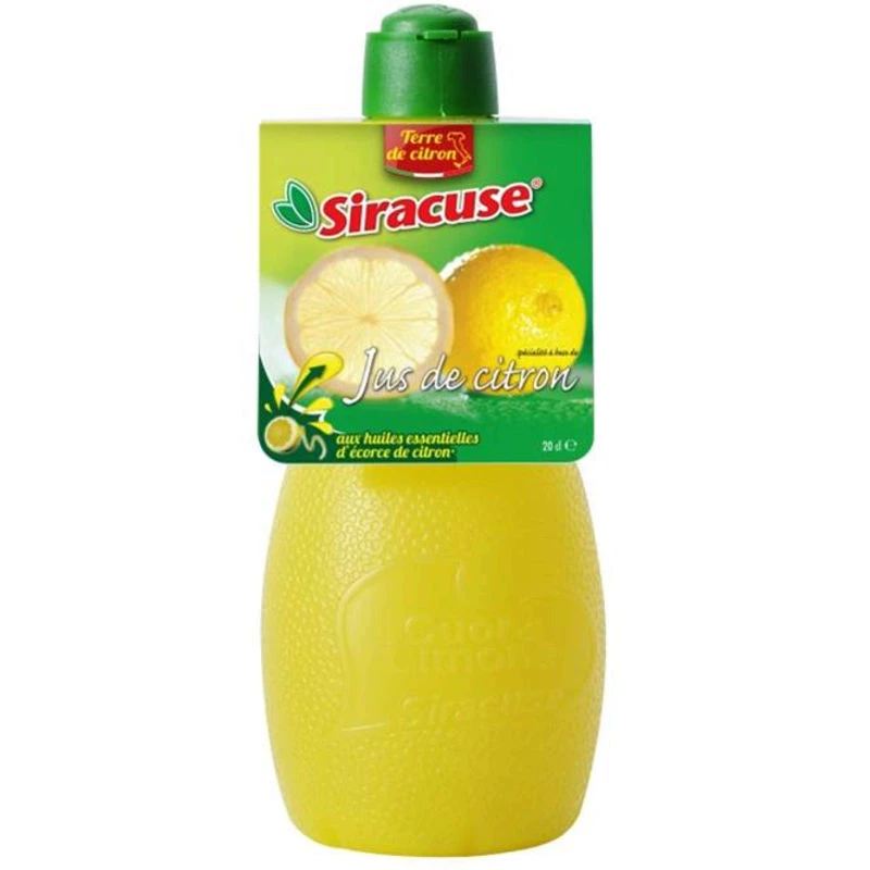 Jus de Citron Jaune, 20cl - SIRACUSE