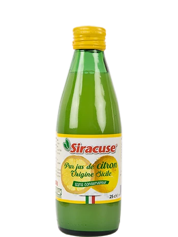 Reiner Zitronensaft, 25cl - SIRACUSE