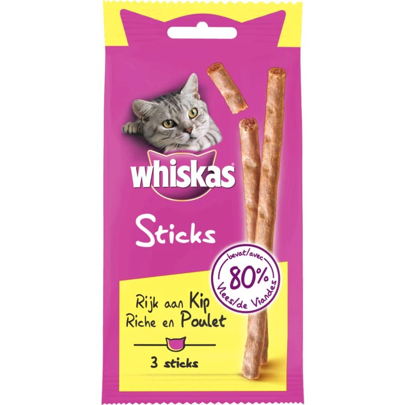 Whiskas Stick Poulet 3x6g