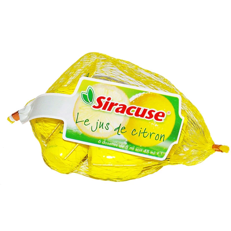 Succo di limone in cialde 6x8ml - SIRACUSA