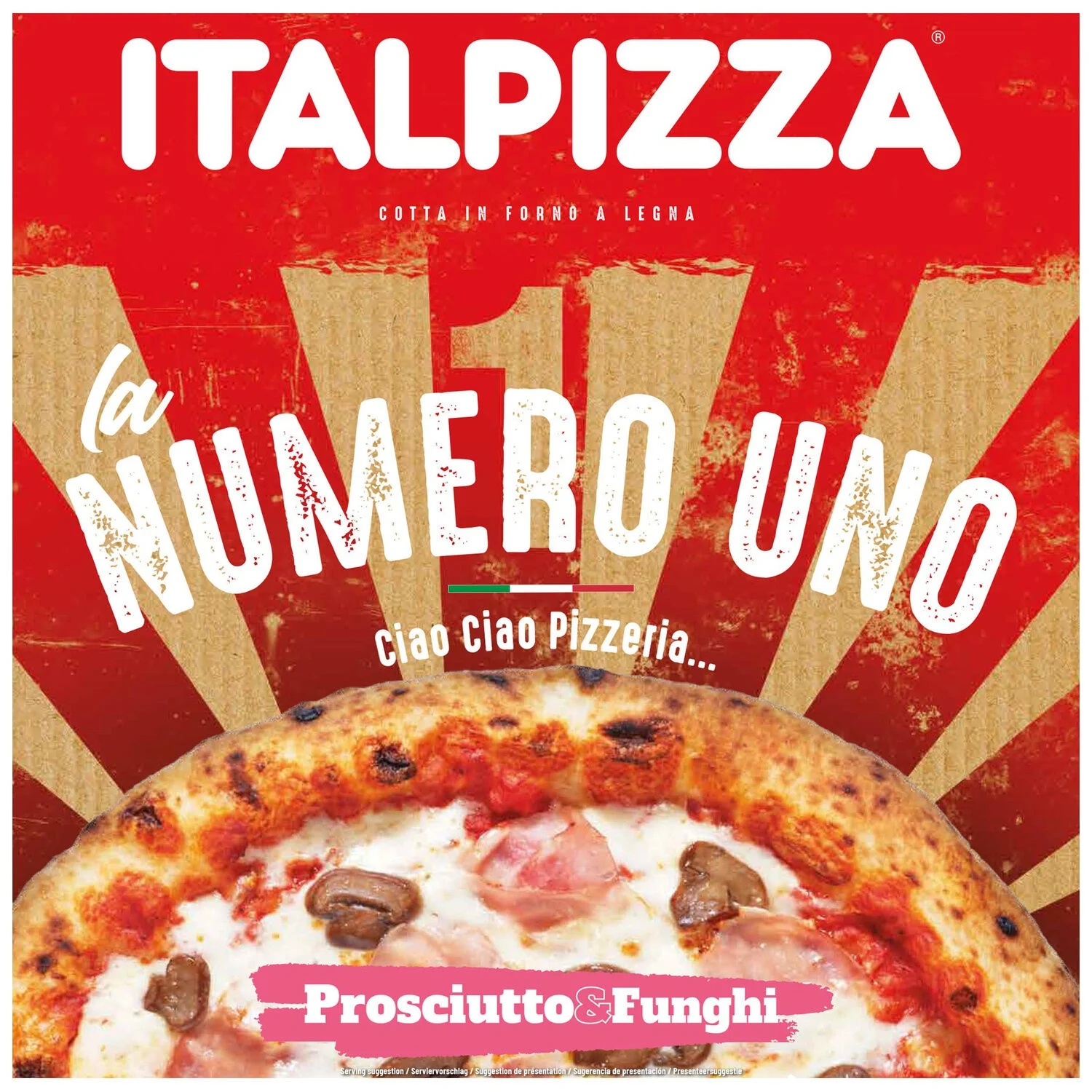 440g Pizza Numero Uno Ham
