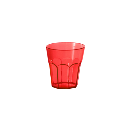 Petit Verre A Facettes Cou Rou