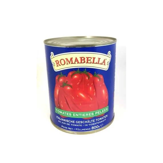 Pomodori Pelati Italia 4/4 800g - Romabella