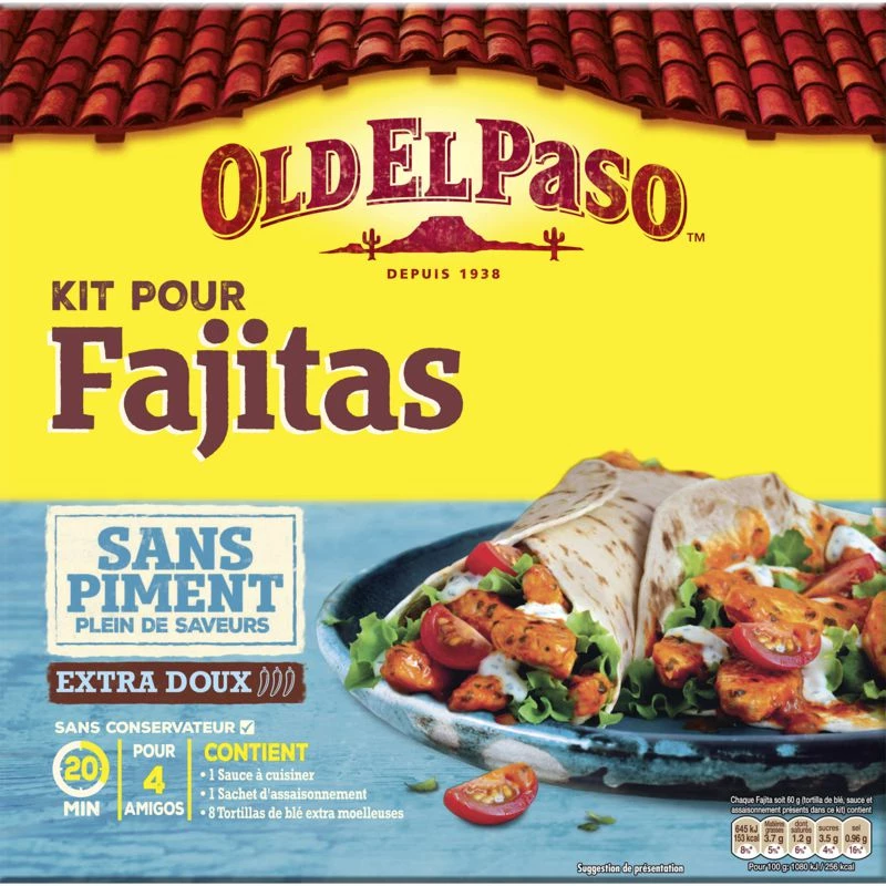 Kit Pour Fajitas 478g - Old El Paso