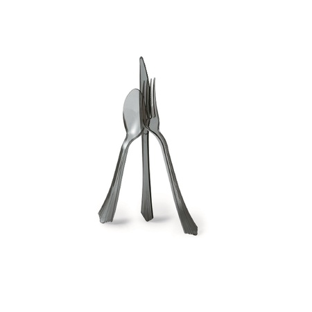 Menagere 18 Pieces Noire Plast